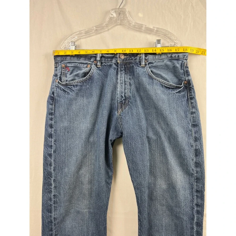 Polo Ralph Lauren Classic 867 Jeans Mens 36 Blue Medium Wash Straight Cotton